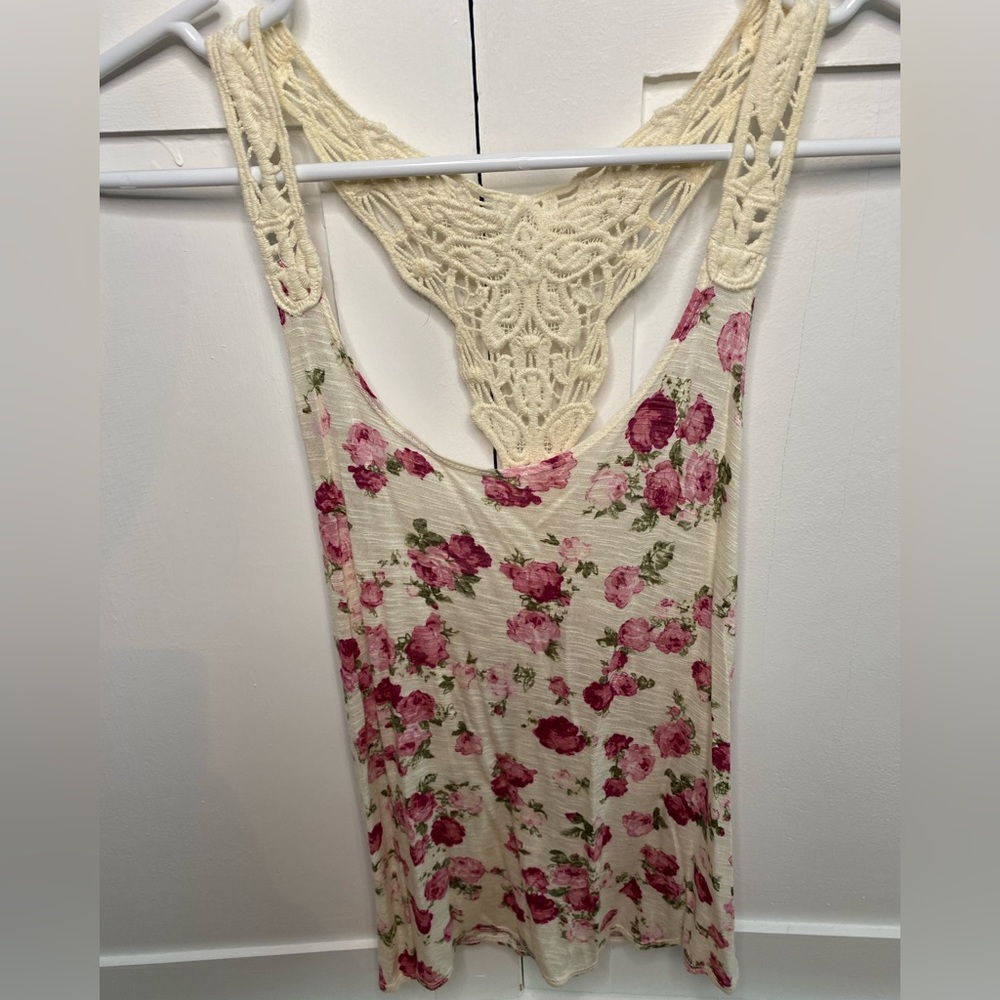 Forever 21 size small floral tank flowy fit
